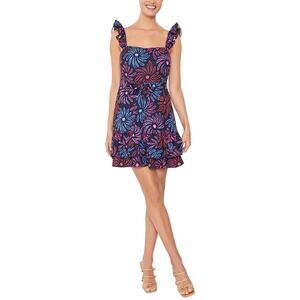 NWT LIKELY Floral Coquette Mini Party Cocktail Ruffle Sundress Dress Sz 6